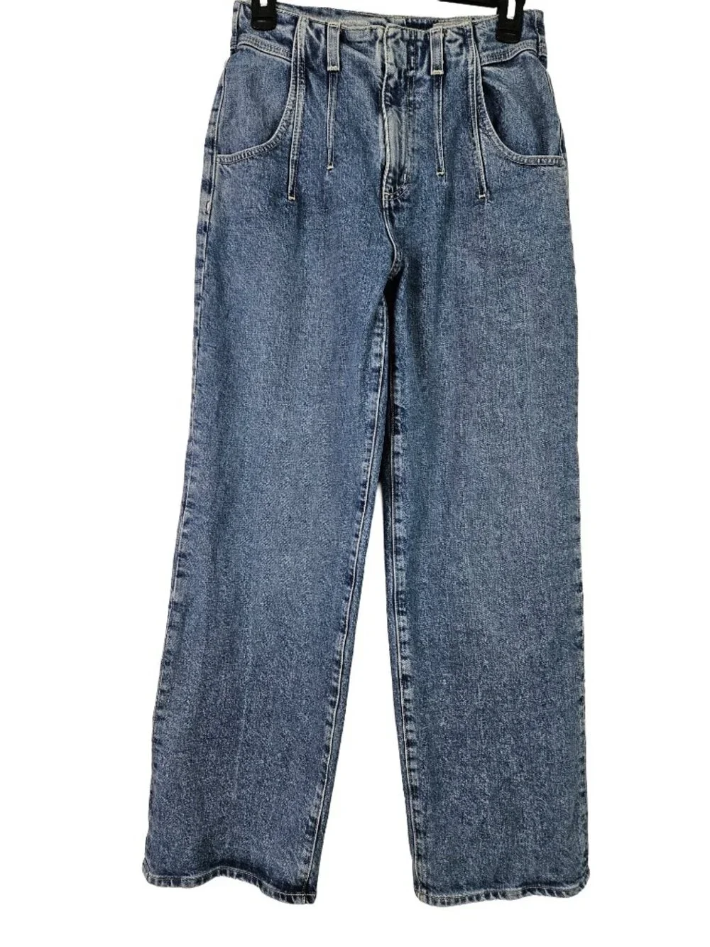AG Adriano Goldschmied Contour 360 Darted Aven High-Rise Relaxed Straight Jean